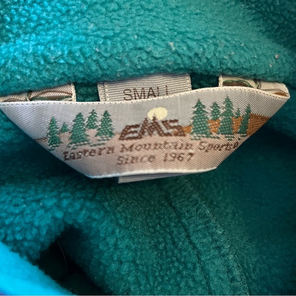 Eastern Mountain Sports Turquoise Fleece Jacket - Picture 2 of 8